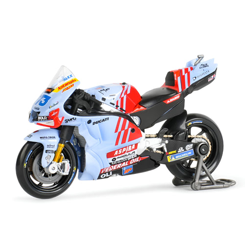 Motos Miniatura Gresini 2024 Álex Márquez #73, Vista Frontal